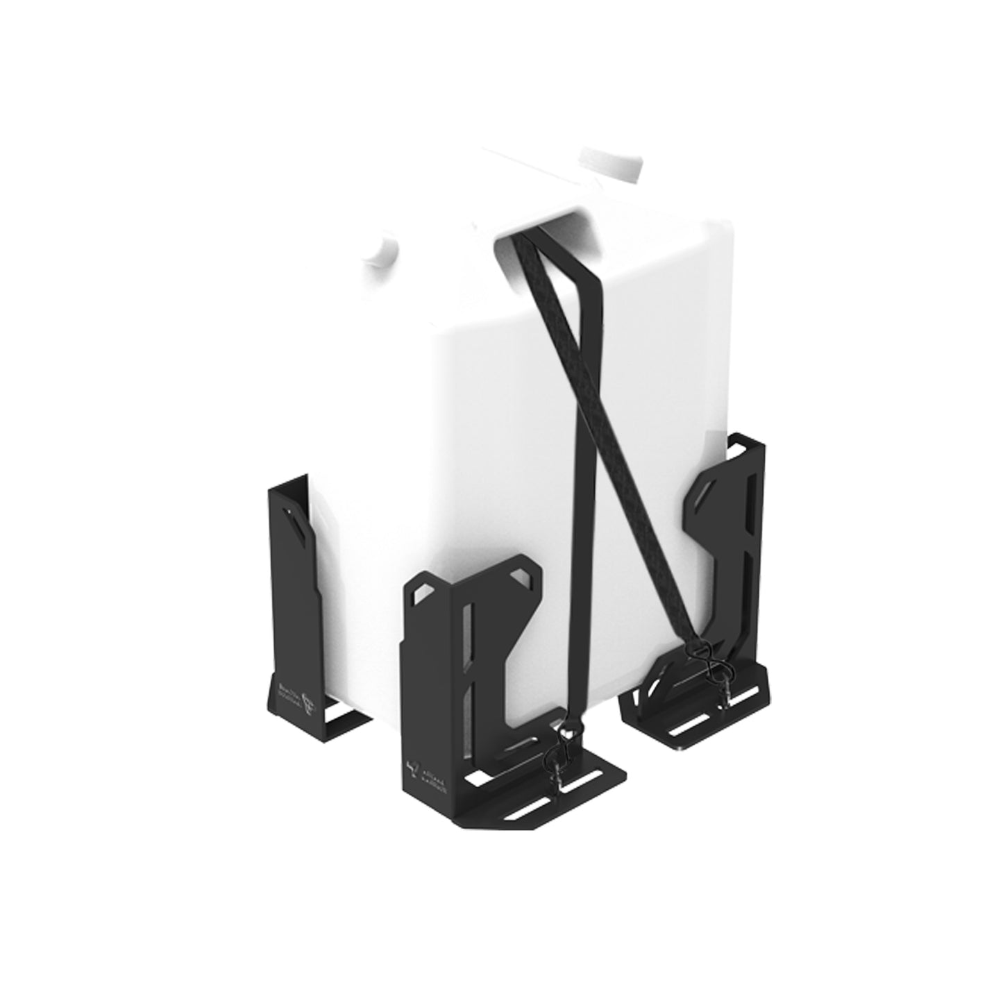 Universal Jerry Can Mount Brackets (4-Piece Set)